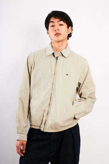2000 Vintage Tommy Hilfiger Sand Beige Harrington (S/M)