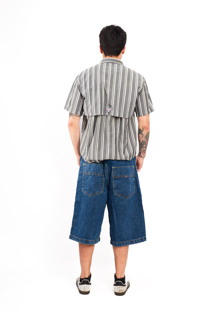 2000 Columbia PFG Striped Shirt (M)