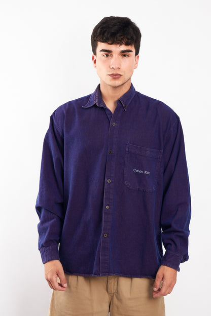2000 Calvin Klein Purple Shirt (L)