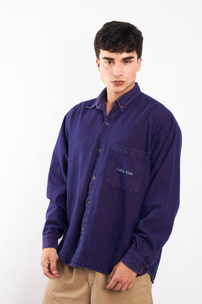 2000 Calvin Klein Purple Shirt (L)