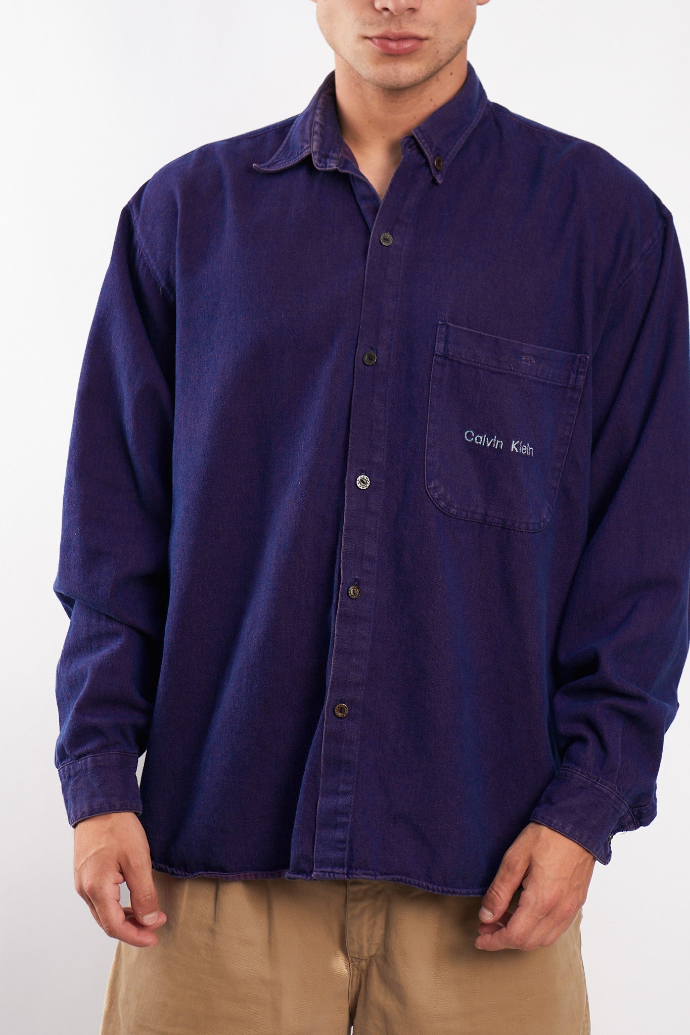 2000 Calvin Klein Purple Shirt (L)