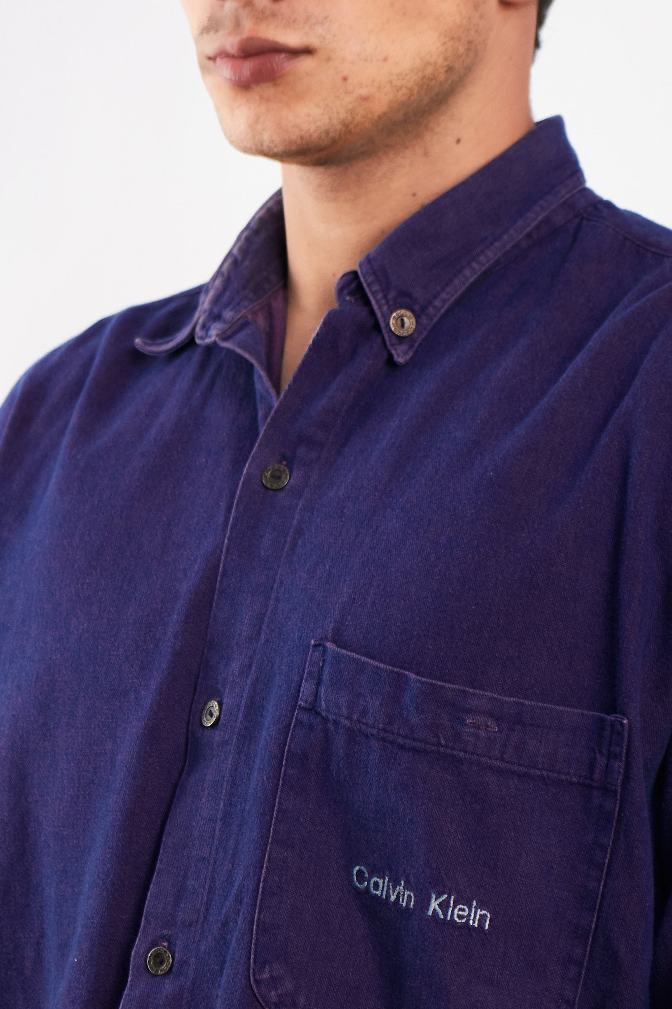 2000 Calvin Klein Purple Shirt (L)