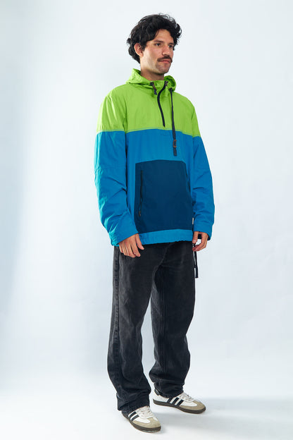 2000 Nautica Jeans Co. Colorblock Quarter Zip (L/XL)