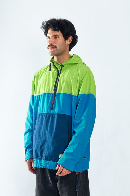 2000 Nautica Jeans Co. Colorblock Quarter Zip (L/XL)