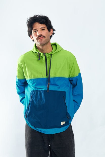2000 Nautica Jeans Co. Colorblock Quarter Zip (L/XL)