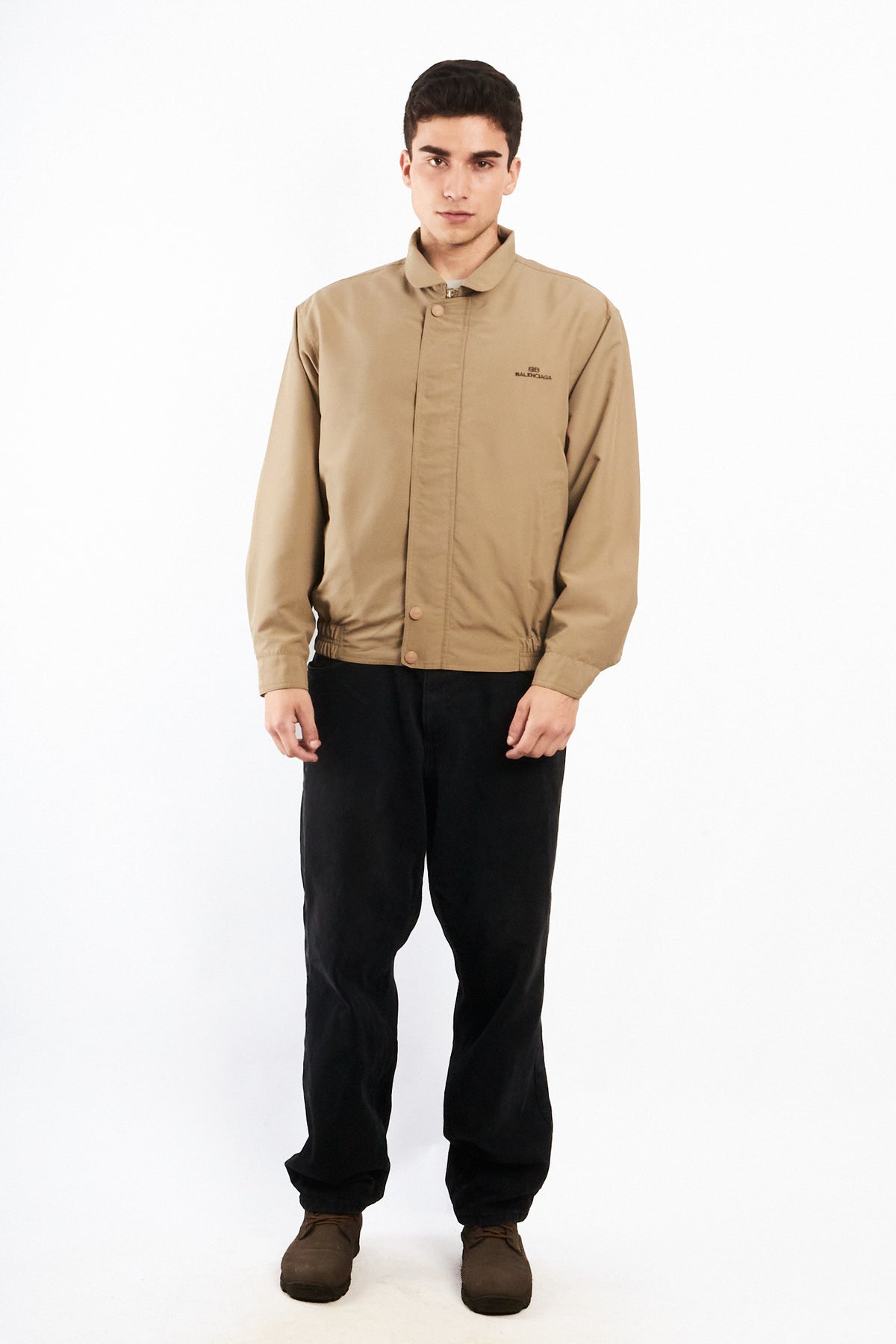 2000 Vintage Balenciaga Khakhi Harrington (M)