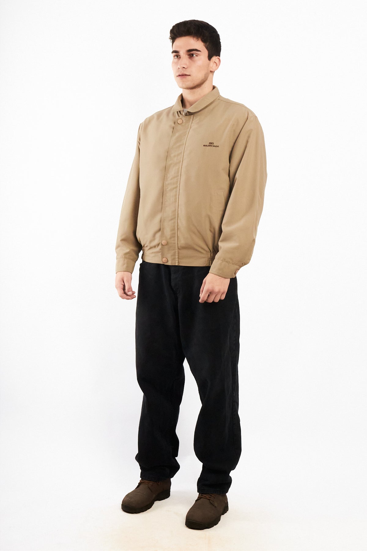 2000 Vintage Balenciaga Khakhi Harrington (M)