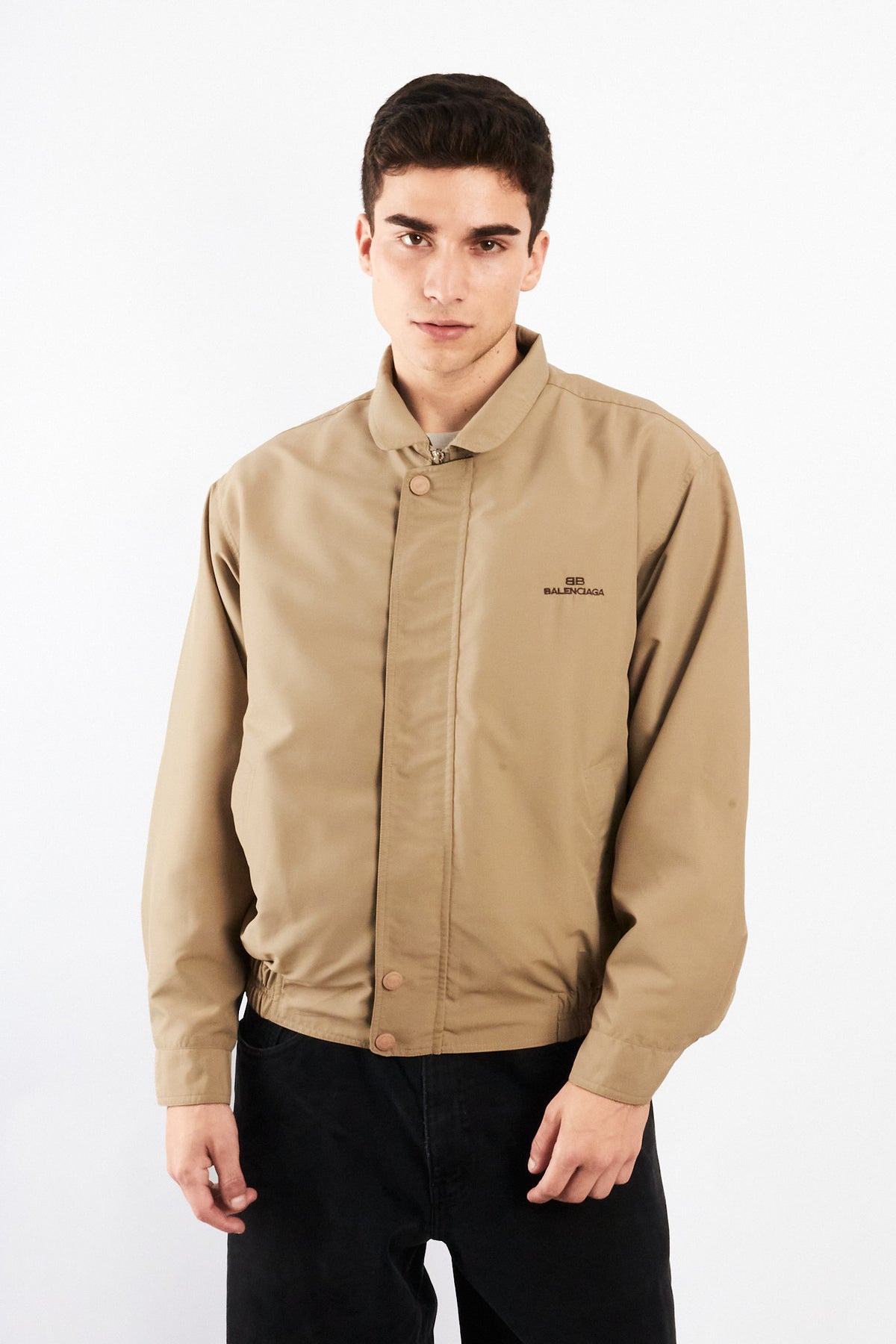 2000 Vintage Balenciaga Khakhi Harrington (M)
