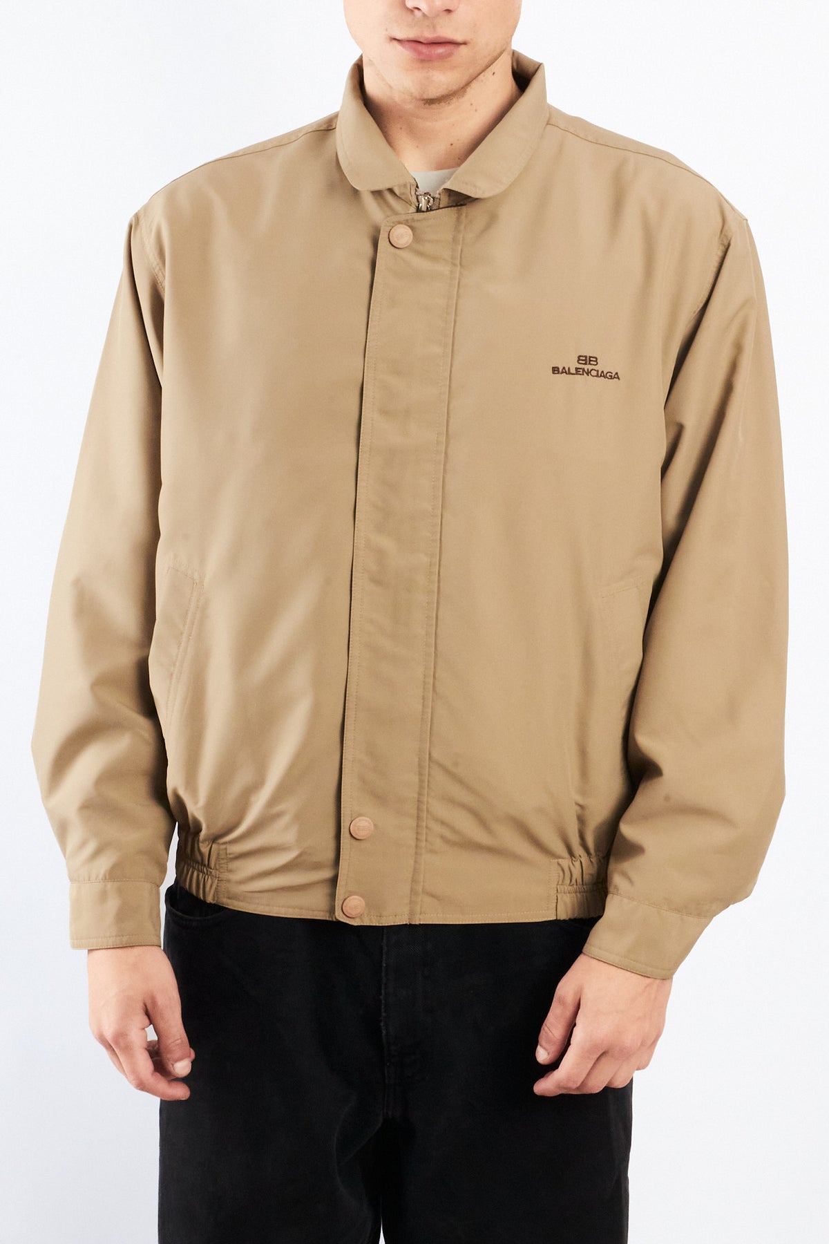 2000 Vintage Balenciaga Khakhi Harrington (M)