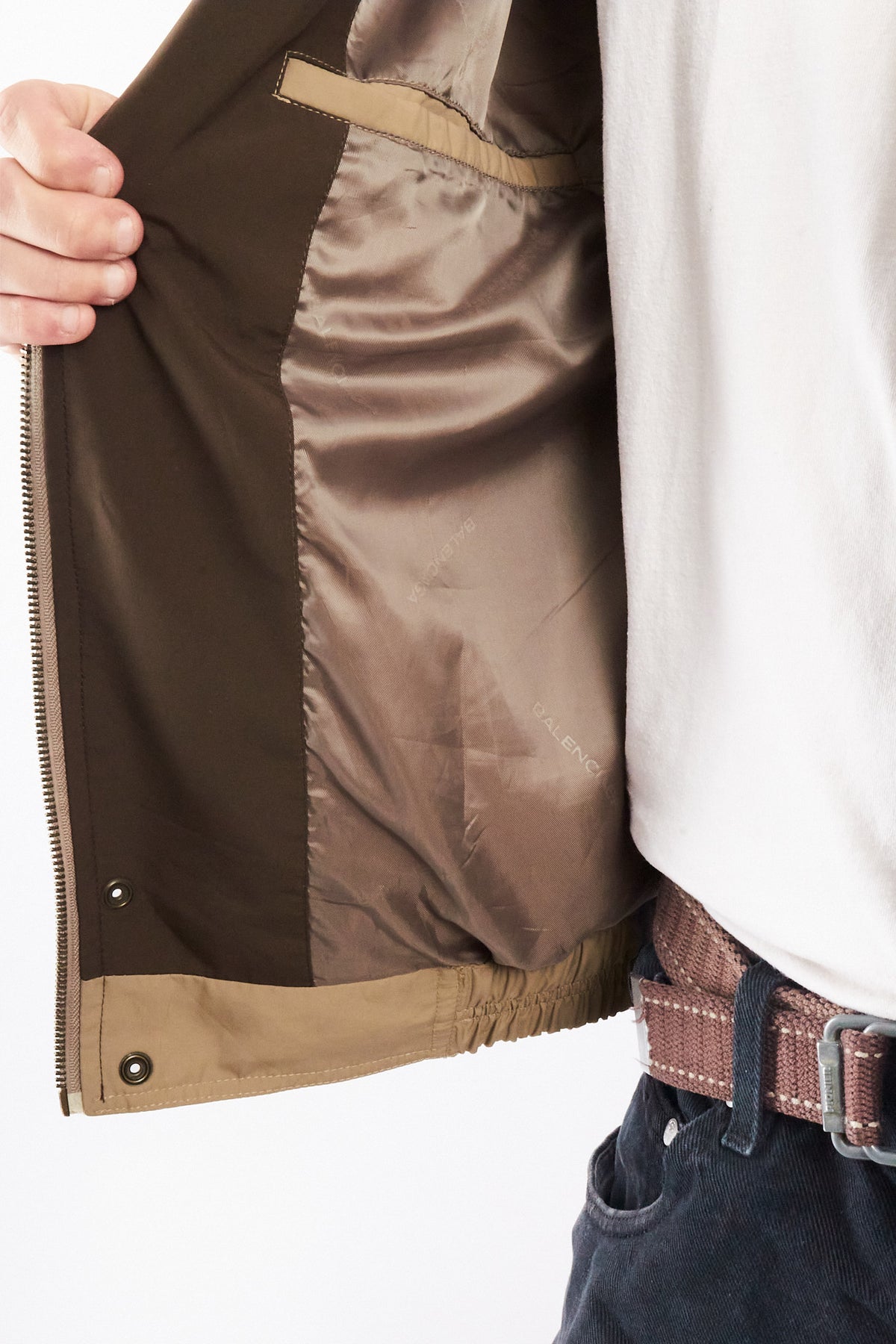 2000 Vintage Balenciaga Khakhi Harrington (M)