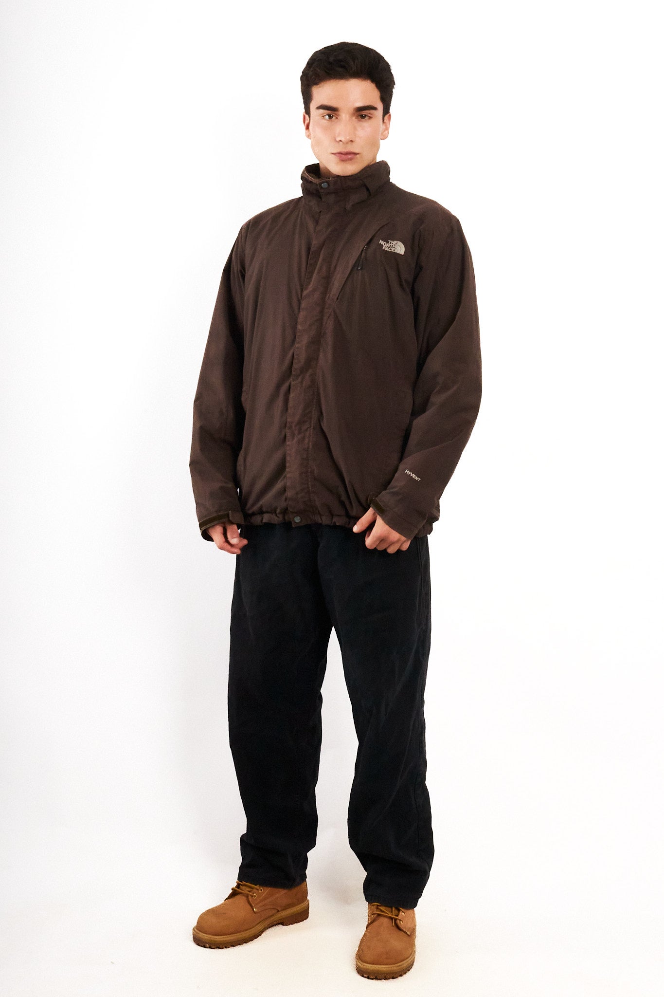 2000 Vintage The North Face Cacao Impermeable Jacket (L/XL)