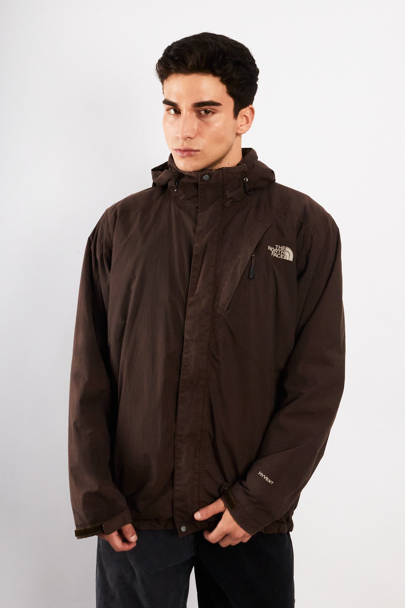 2000 Vintage The North Face Cacao Impermeable Jacket (L/XL)