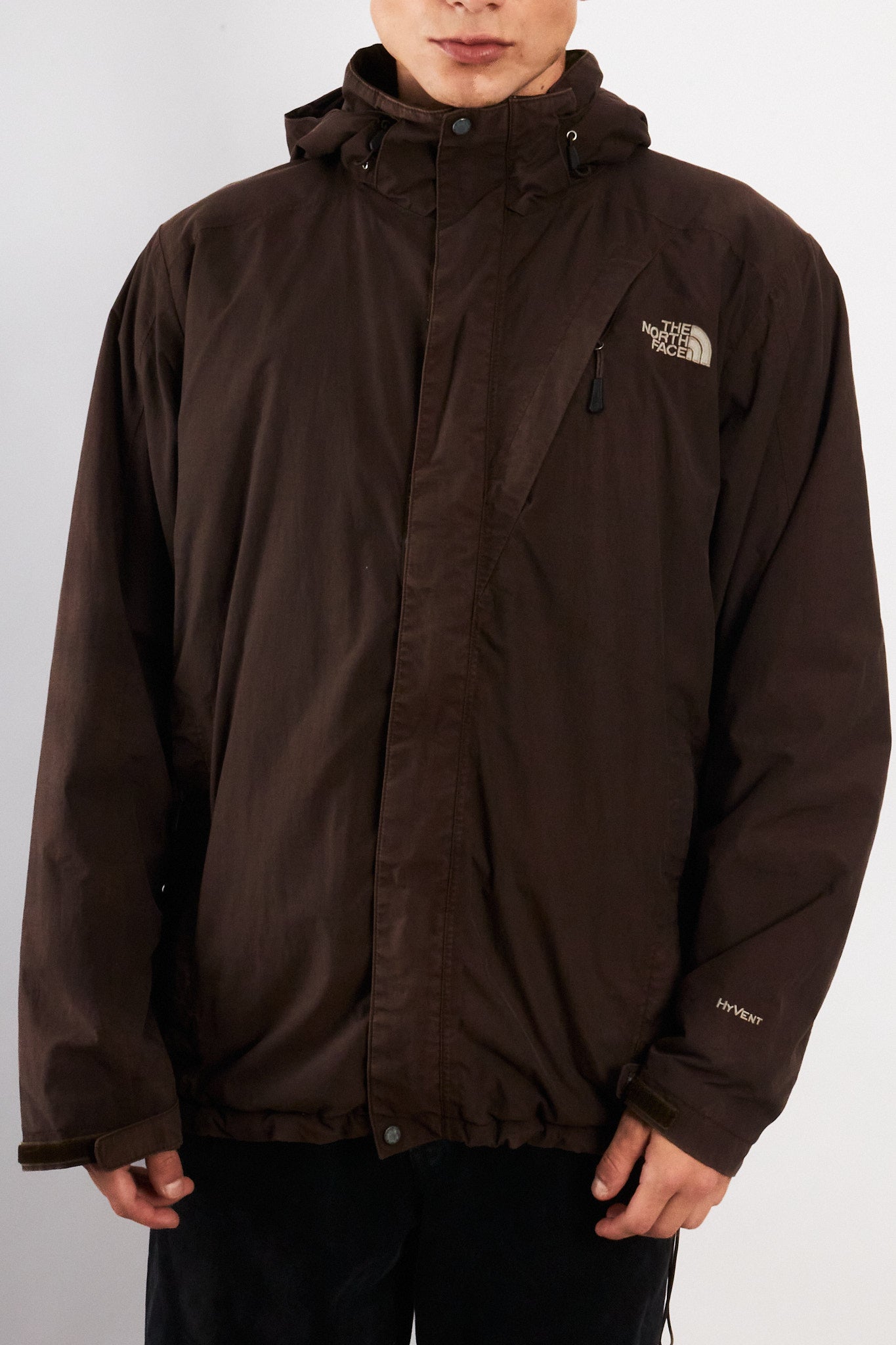 2000 Vintage The North Face Cacao Impermeable Jacket (L/XL)