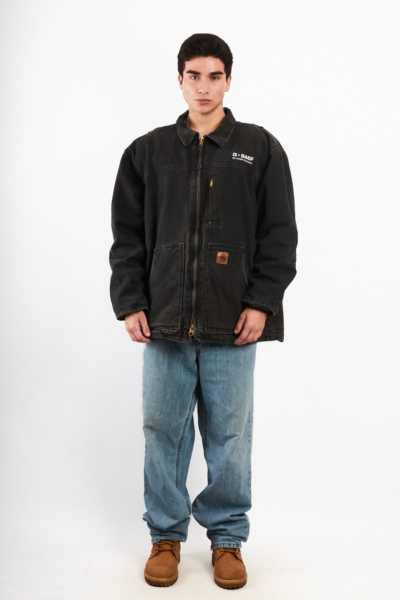 2000 Vintage Carhartt Graphite C61 Ridge Coat (XL)