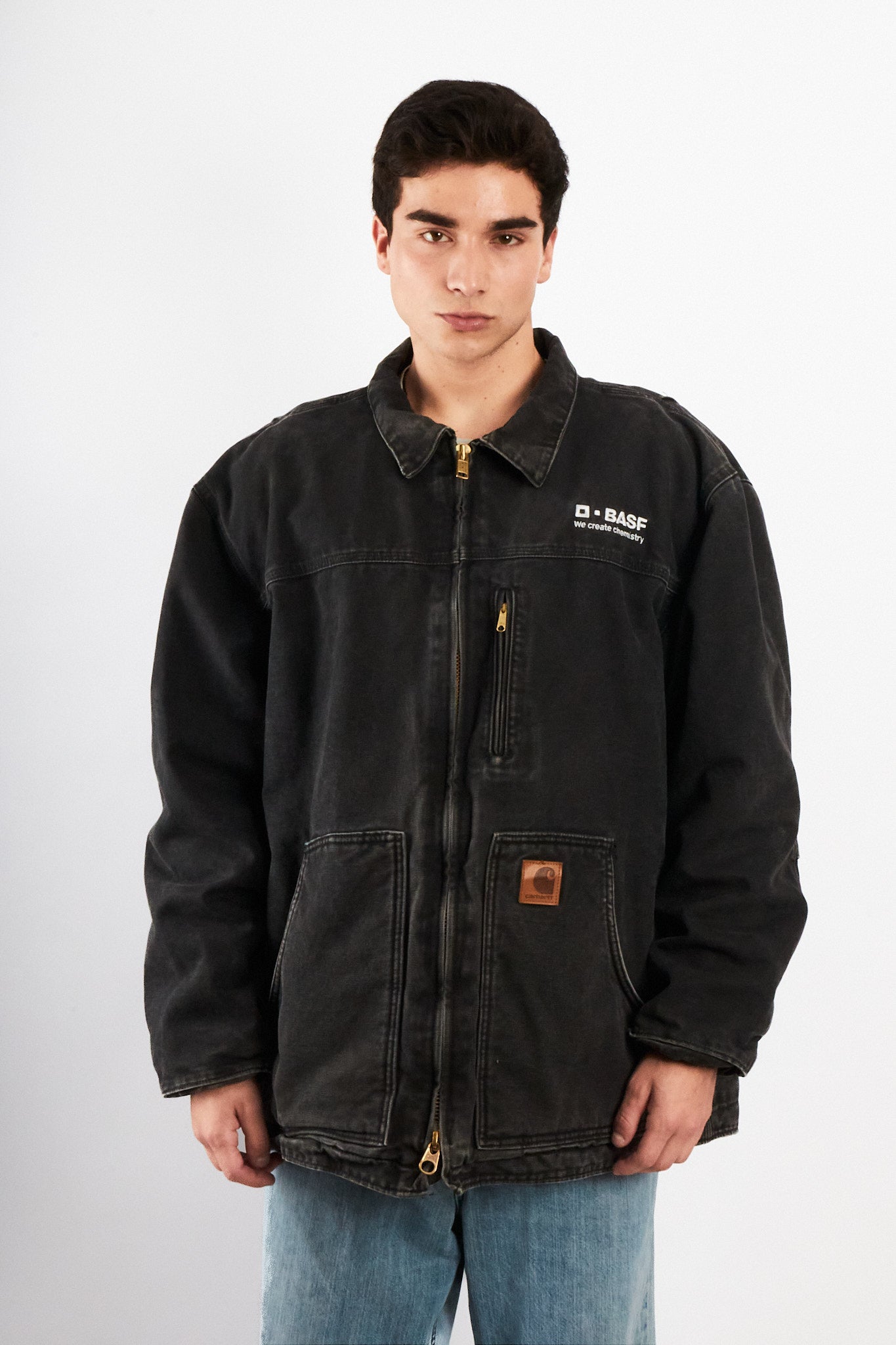 2000 Vintage Carhartt Graphite C61 Ridge Coat (XL)