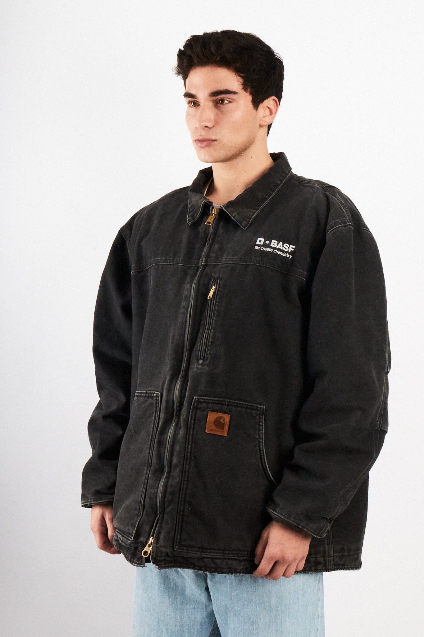 2000 Vintage Carhartt Graphite C61 Ridge Coat (XL)