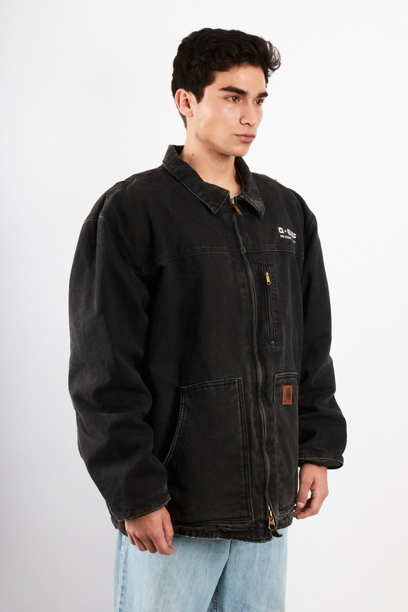 2000 Vintage Carhartt Graphite C61 Ridge Coat (XL)