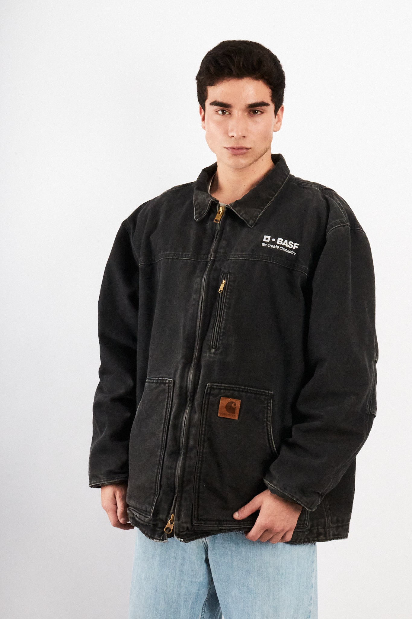 2000 Vintage Carhartt Graphite C61 Ridge Coat (XL)