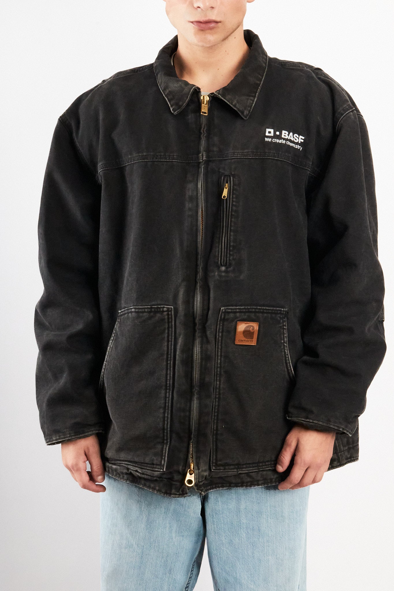 2000 Vintage Carhartt Graphite C61 Ridge Coat (XL)