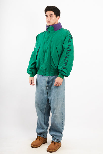 1990 Vintage Nautica Challenge J-Class 1930 Spellout Jacket (M/L)