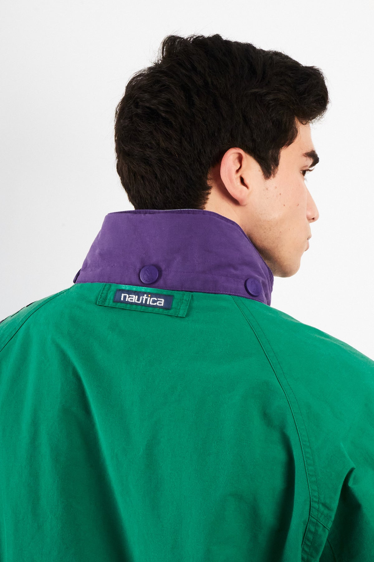 1990 Vintage Nautica Challenge J-Class 1930 Spellout Jacket (M/L)