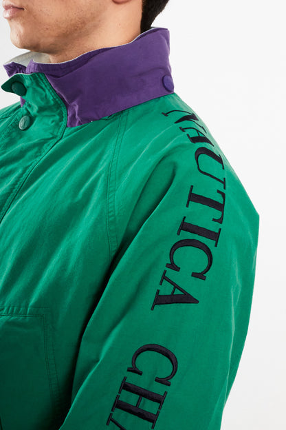 1990 Vintage Nautica Challenge J-Class 1930 Spellout Jacket (M/L)