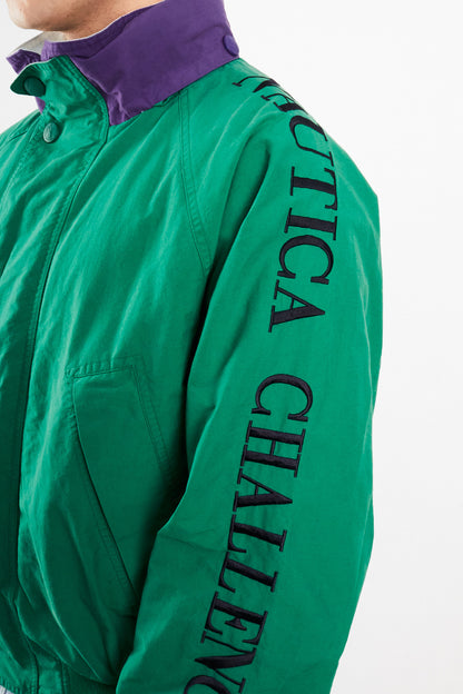 1990 Vintage Nautica Challenge J-Class 1930 Spellout Jacket (M/L)