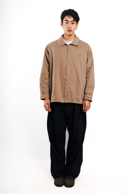 1990 Vintage Tommy Hilfiger Light Camel Harrington (L/XL)
