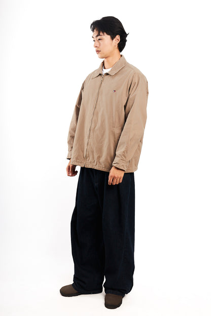 1990 Vintage Tommy Hilfiger Light Camel Harrington (L/XL)