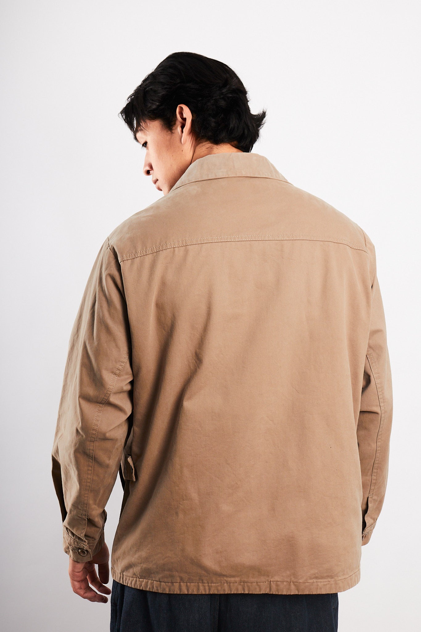 1990 Vintage Tommy Hilfiger Light Camel Harrington (L/XL)