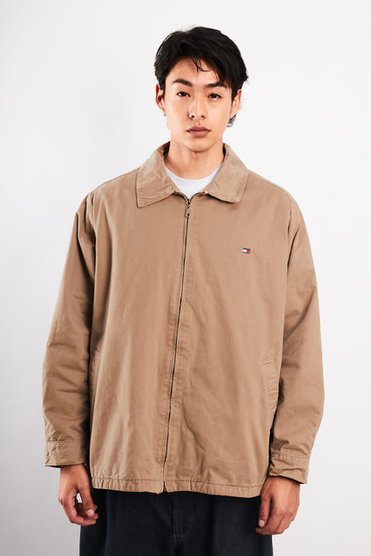 1990 Vintage Tommy Hilfiger Light Camel Harrington (L/XL)