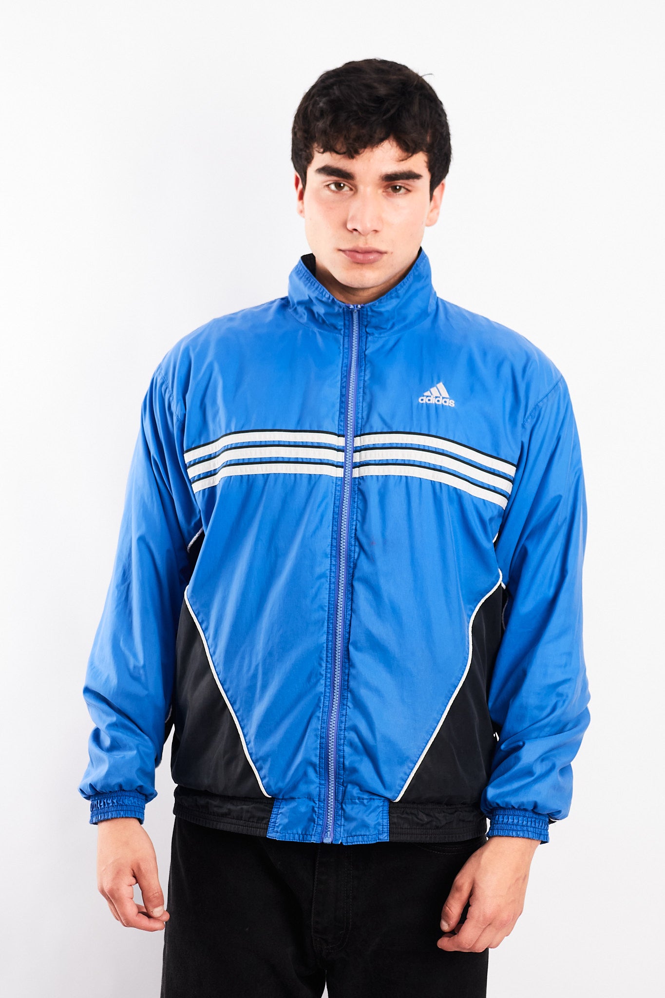 2000 Vintage Adidas Three Striped Jacket (M/L)