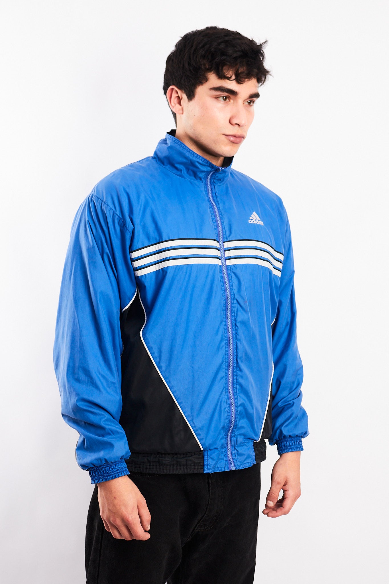 2000 Vintage Adidas Three Striped Jacket (M/L)