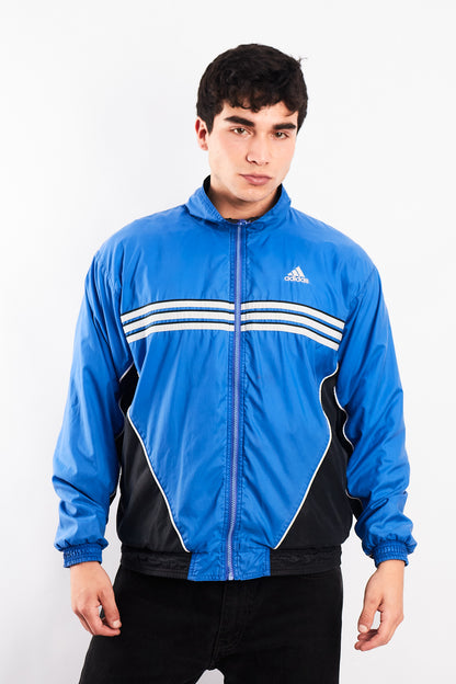 2000 Vintage Adidas Three Striped Jacket (M/L)