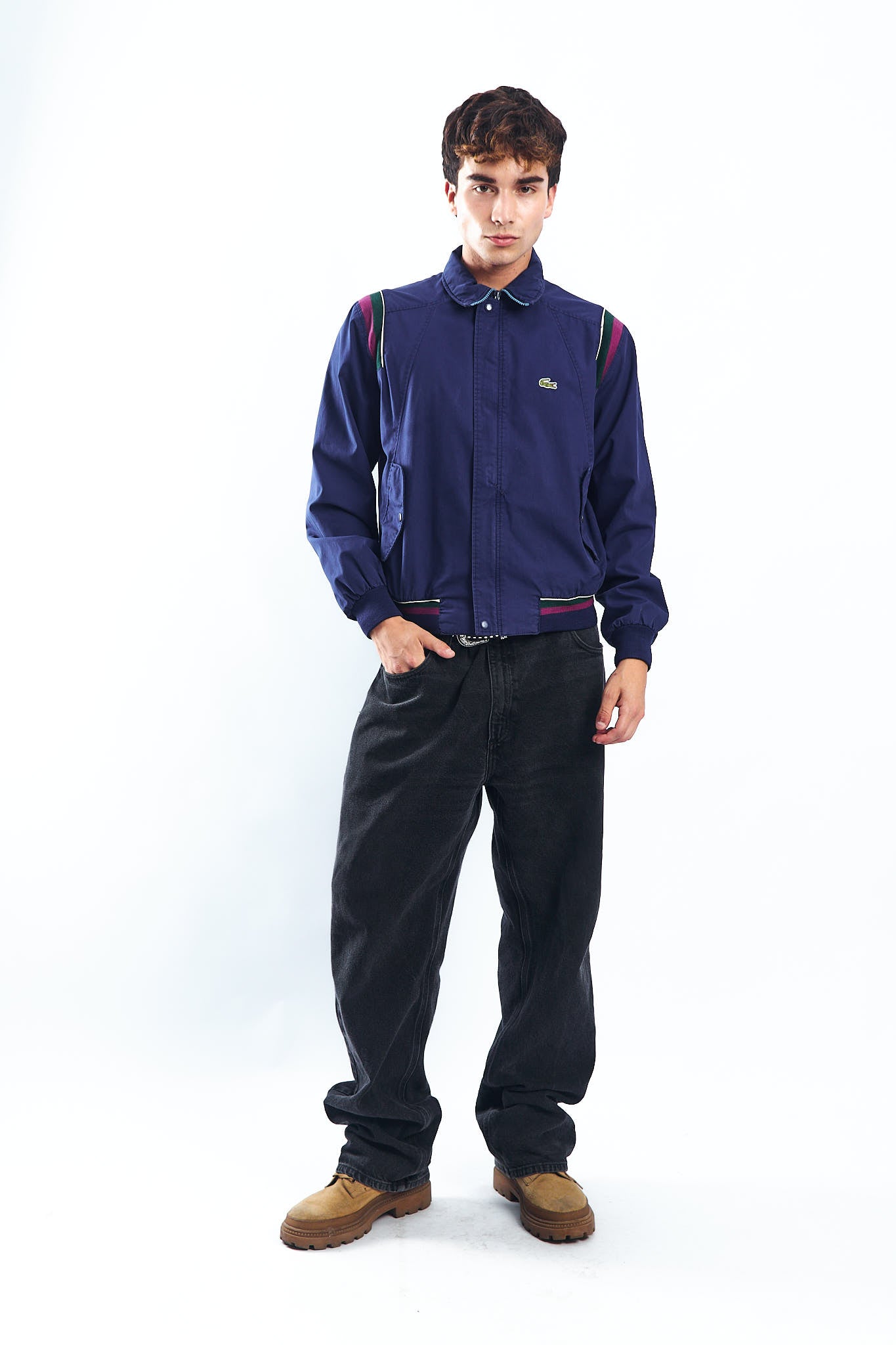 1980 Vintage Izod Lacoste Harrigton Jacket (S/M)