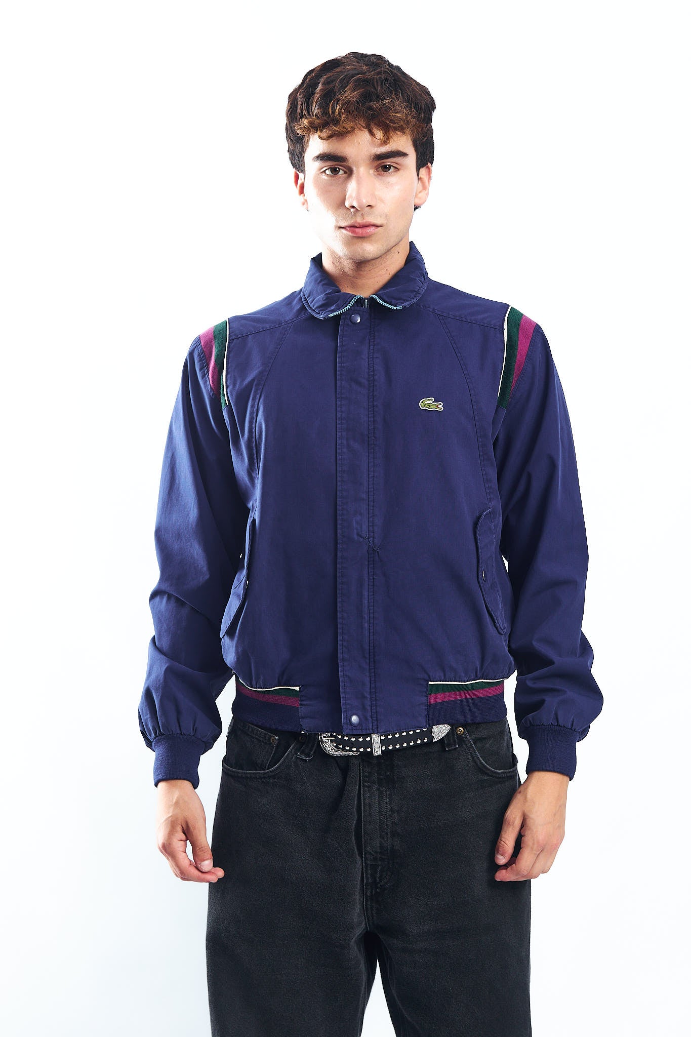 1980 Vintage Izod Lacoste Harrigton Jacket (S/M)