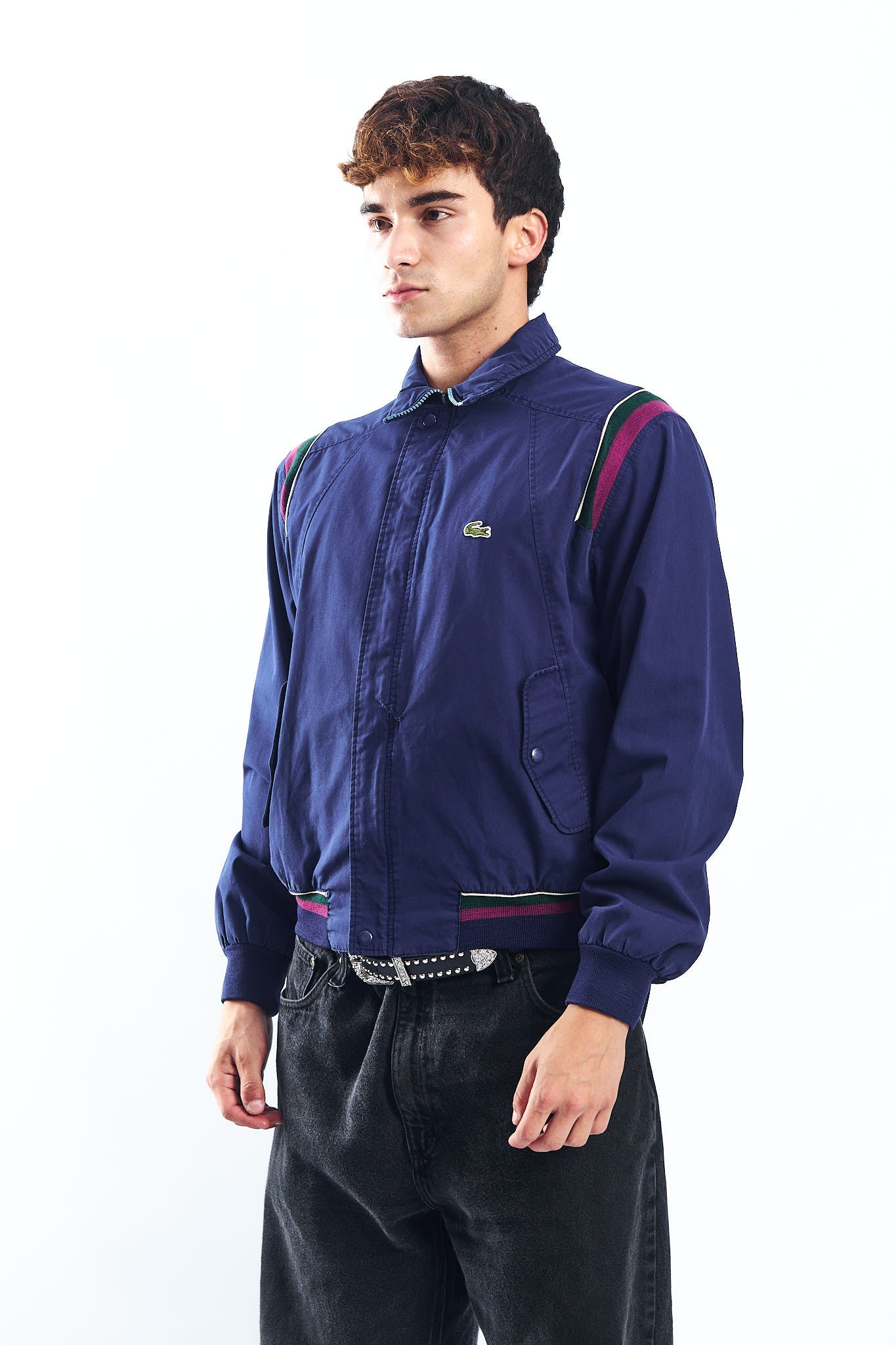 1980 Vintage Izod Lacoste Harrigton Jacket (S/M)