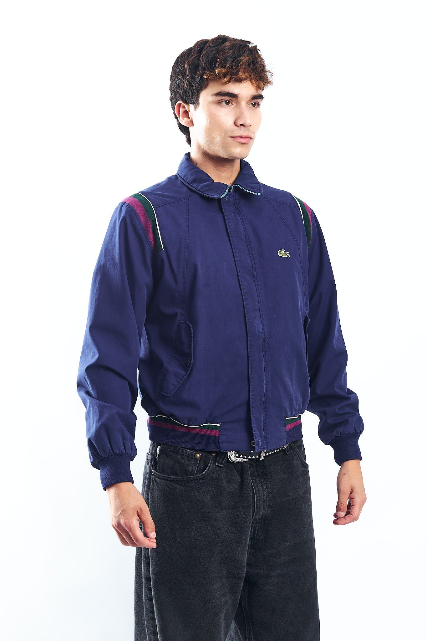 1980 Vintage Izod Lacoste Harrigton Jacket (S/M)