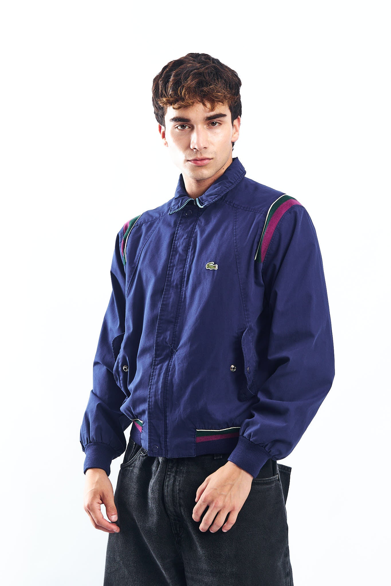 1980 Vintage Izod Lacoste Harrigton Jacket (S/M)