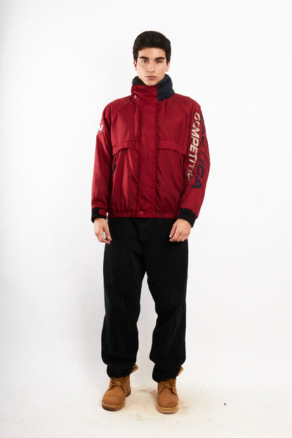 1990 Vintage Nautica Competition Impermeable Spellout Jacket (M)