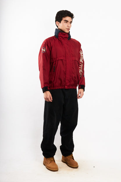 1990 Vintage Nautica Competition Impermeable Spellout Jacket (M)