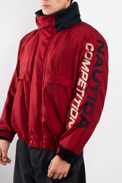 1990 Vintage Nautica Competition Impermeable Spellout Jacket (M)