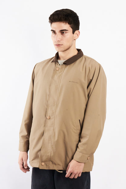 2000 Vintage Balenciaga Brown Collar Harrington (M/L)