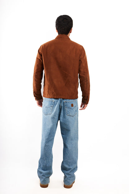 2000 Vintage Tommy Caramel Peachskin Harrington (M)