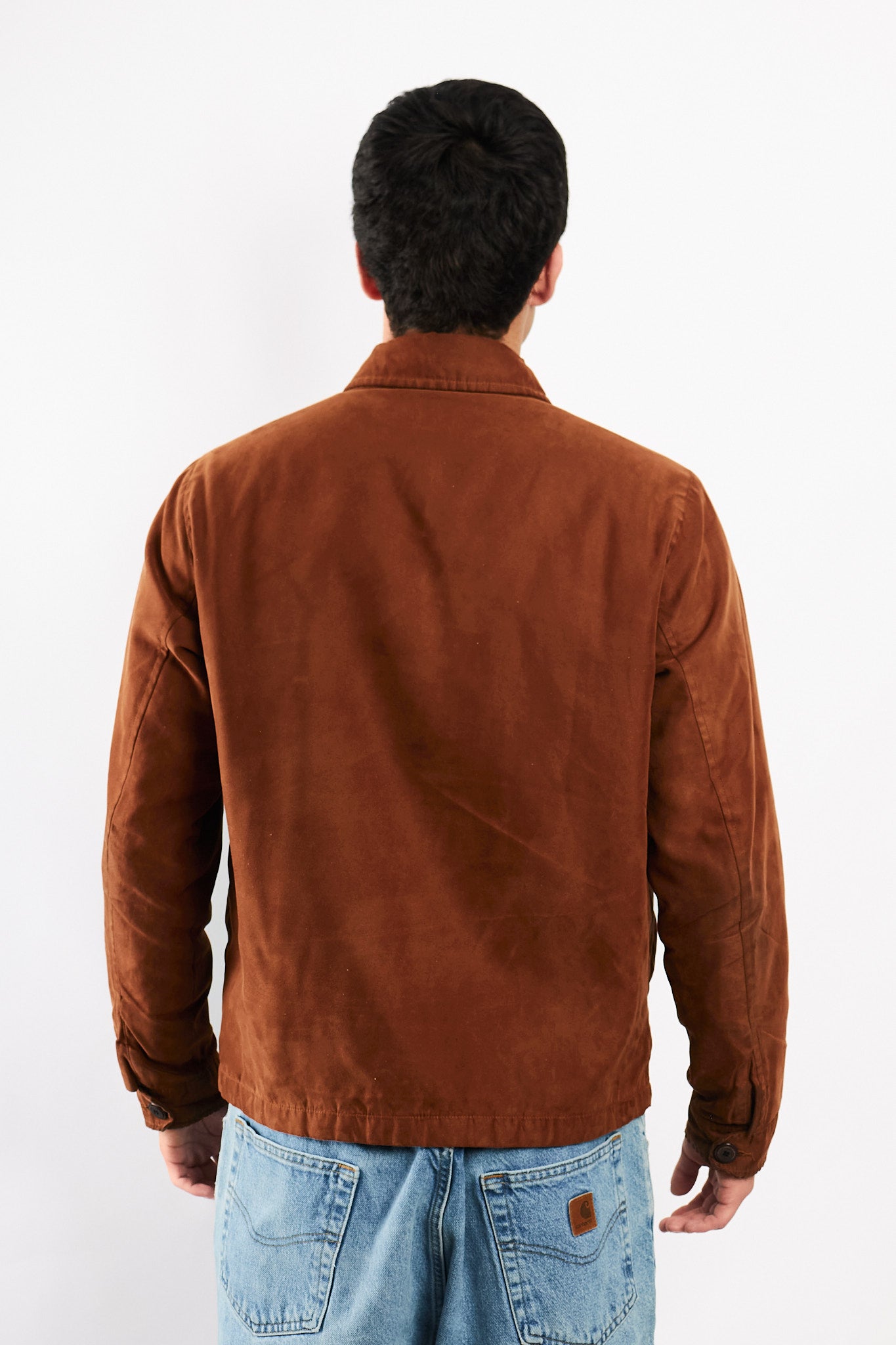 2000 Vintage Tommy Caramel Peachskin Harrington (M)