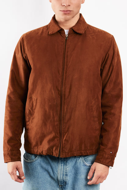2000 Vintage Tommy Caramel Peachskin Harrington (M)
