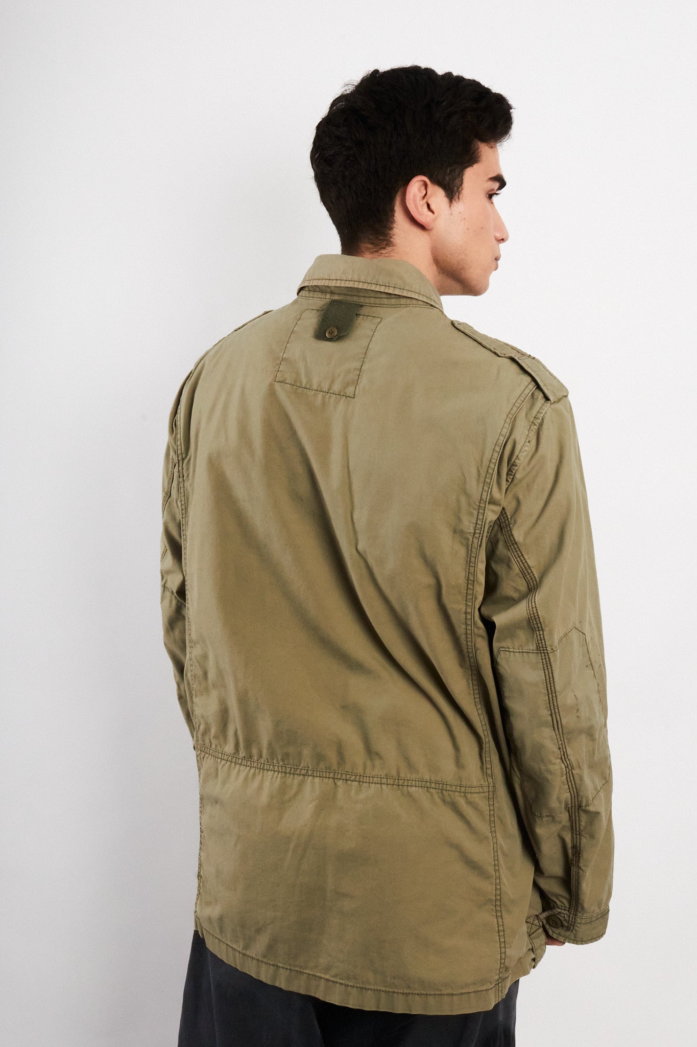 2000 Vintage Timberland Army Green Jacket (L/XL)