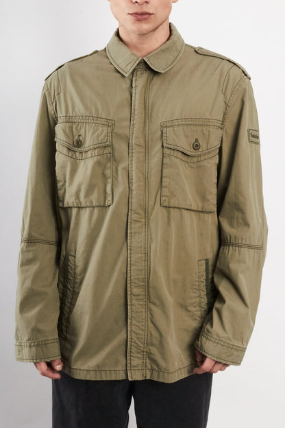 2000 Vintage Timberland Army Green Jacket (L/XL)