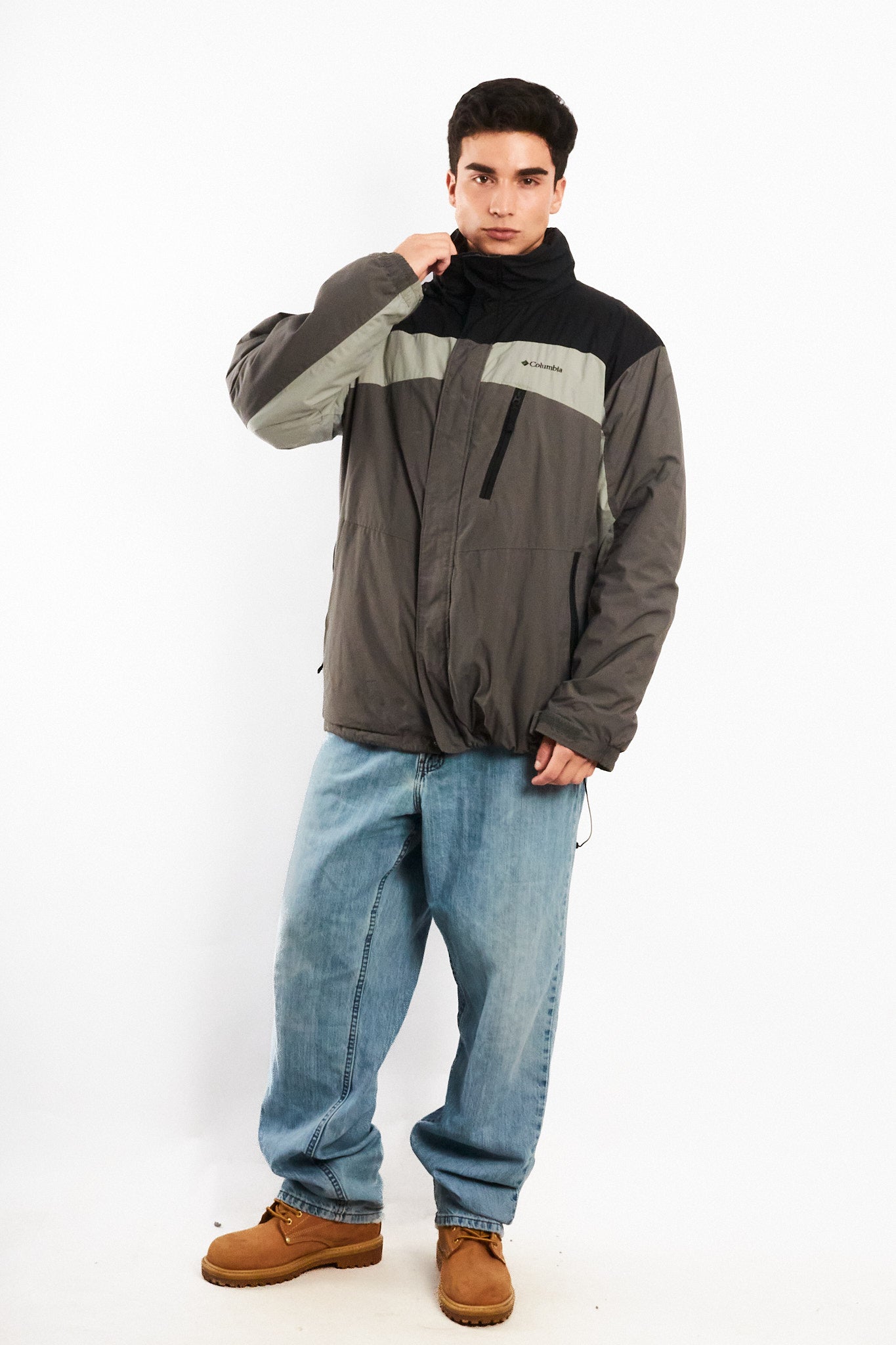 2000 Vintage Columbia Padded Impermeable Jacket (L/XL)