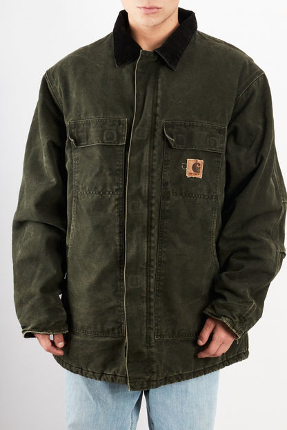 2000 Vintage Carhartt C26 Moss Green Artic Jacket (L/XL)
